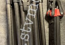 3x Used Manfrotto 562 Tripod + Sachtler Video 25 Head