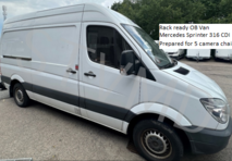 Used rack ready OB Van Mercedes Sprinter 316 CDI - prepared for up to 5 camera chains