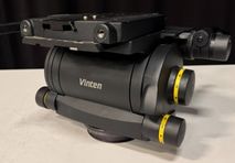 Used Vinten Vector 950 Tripod Head including 2 Panbars & wedge plate