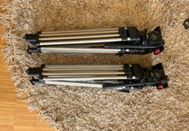 2x Used Sachtler Tripod Systems including Head, Dolly and Spider