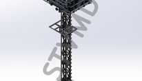Tower_Graphic_Watermarked_01.jpg / Used multi-functional TV-camera tower platform max. height 10.74m