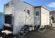 Used one side extended partly equipped OB Trailer